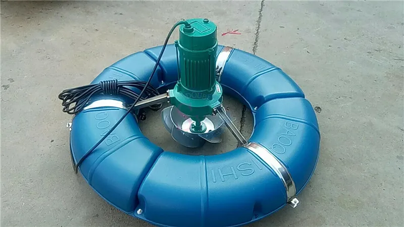 High Efficiency Fish Pond Floating Surge Aeration Aerator Pump Aeration Large-Scale Breeding Fishpond Oxygenation Machine 220V