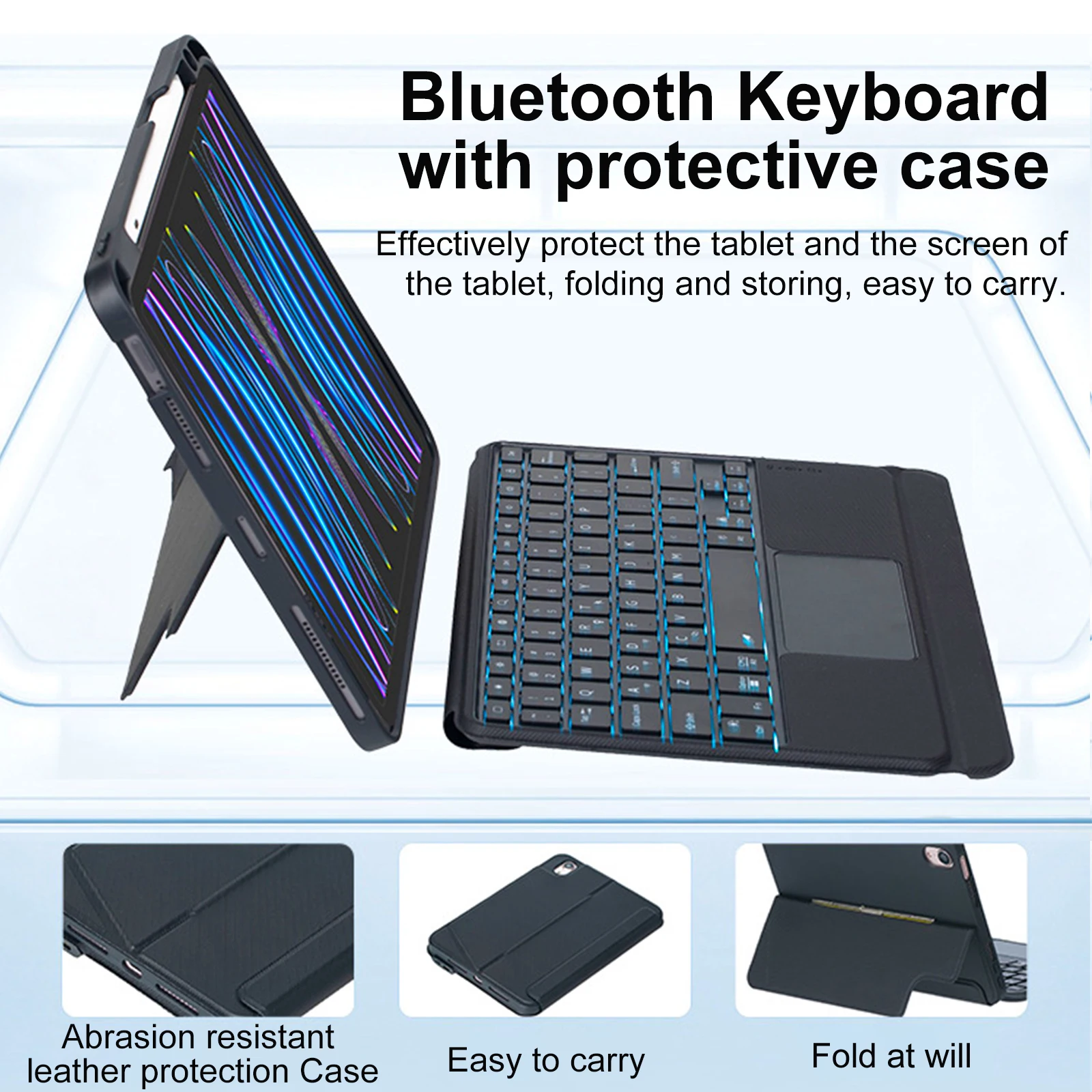 Smart Magnetische Zuigkracht Bluetooth Tablet Toetsenbord met Touch Pad Beschermhoes Pen Slot Voor XIAOMI Pad 7/7 Pro 11.2 inch Tablet