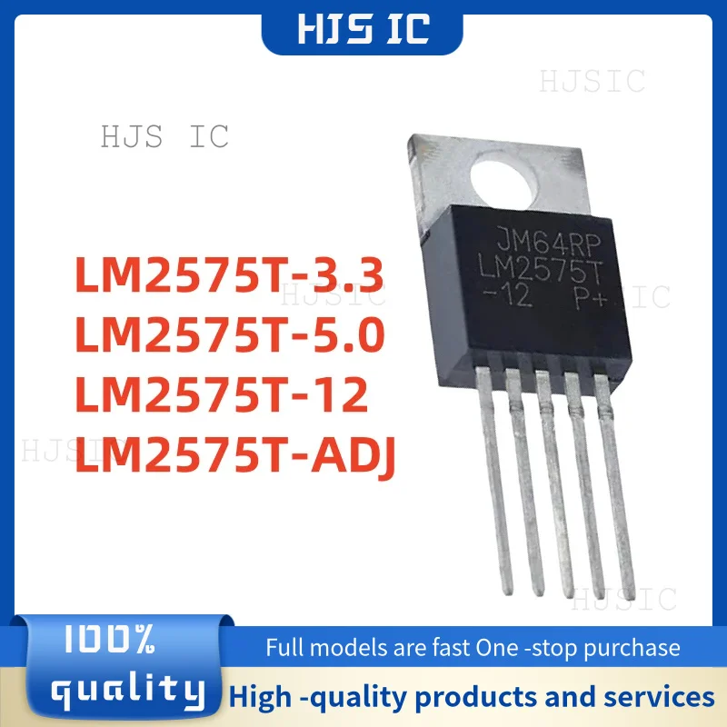 10pcs NEW LM2575T-ADJ TO220-5 LM2575-ADJ TO-220-5 LM2575T LM2575T-12 LM2575T-3.3 LM2575T-5.0 LM2575-ADJ LM2575-3.3 LM2575-5.0