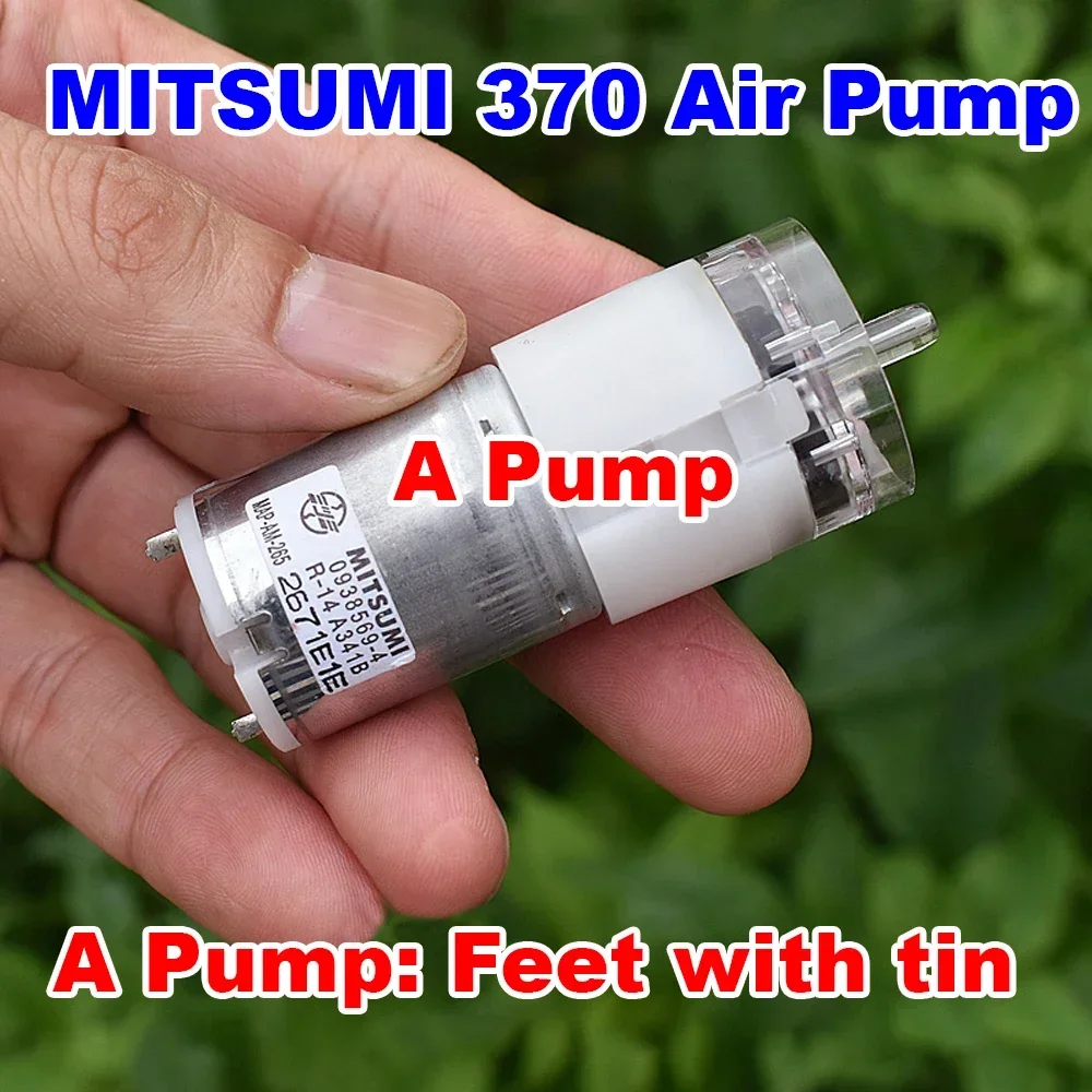 MITSUMI 370 Motor Air Pump DC 3.7V 5V 6V Sphygmomanometer Booster Pump Mute Oxygen Pump Large Flow Abundant Energy Aquarium