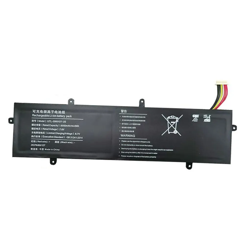 

Laptop Battery For Jumper 5060127 / EZBOOK S5PRO S5 Pro / JNC13 / U5060127PV-2S1P 7.6V 45.6Wh 6000mAh New