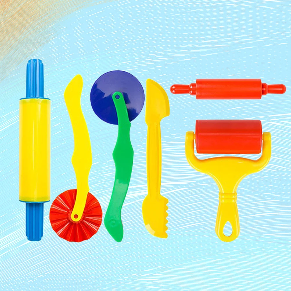 21 قطعة لتقوم بها بنفسك مجموعة أدوات البلاستيسين لون الطين قالب العجين عدة سهلة قبضة الطارد للعب الإبداعي أدوات البلاستيسين #3