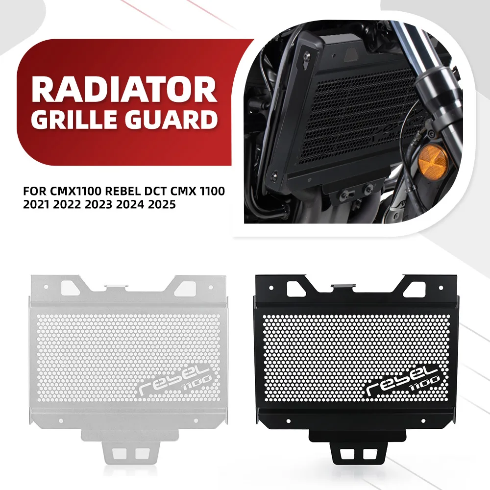 

Motorcycle Radiator Grill Guard Cover Engine Cooling Protector FOR Honda CMX1100 Rebel DCT CMX 1100 2021 2022 2023 2024 2025