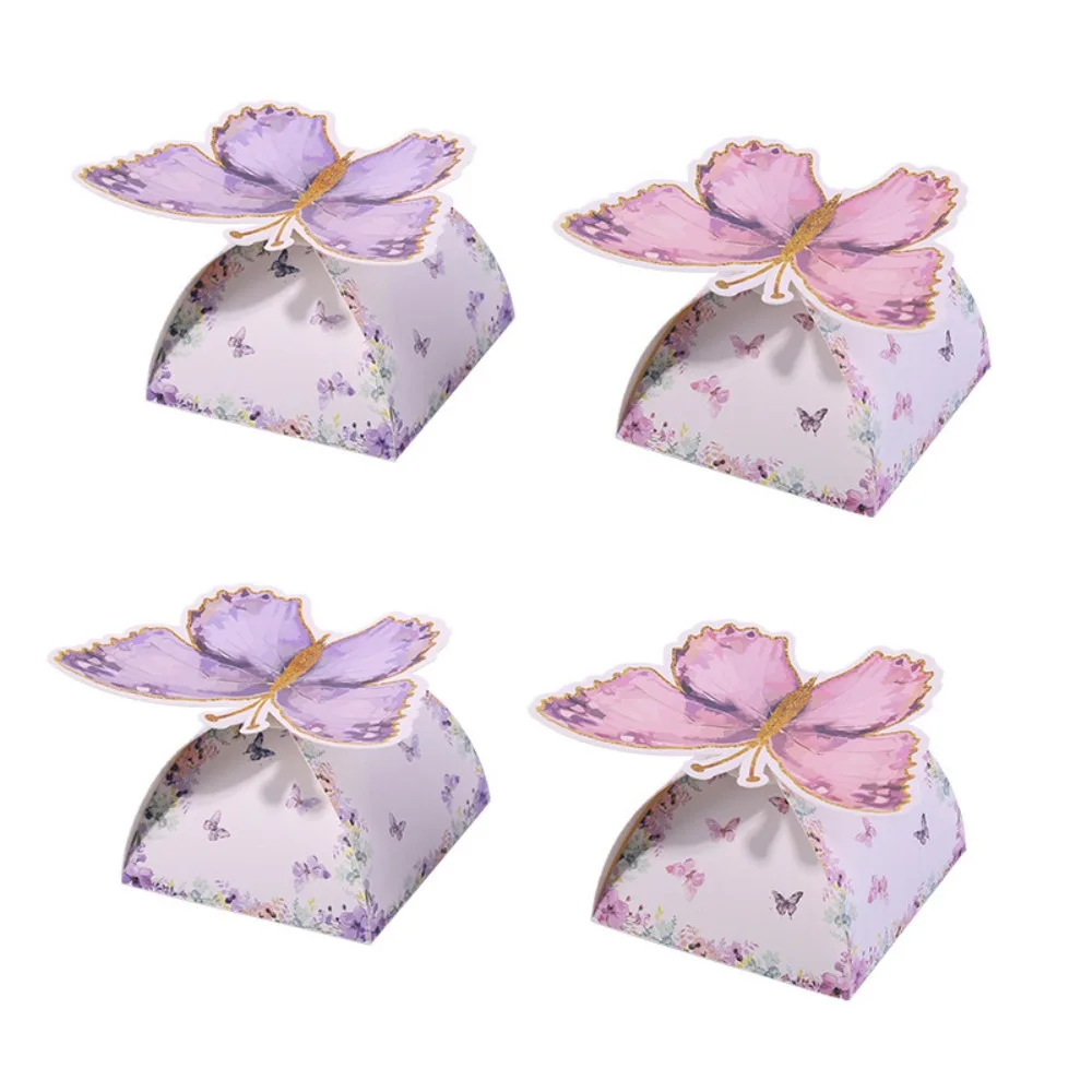 12/24 Stück kreative Schmetterlings-Süßigkeitenboxen für Geburtstag, Hochzeit, Valentinstag, Muttertag, Gedenkfeier, Karneval, Süßigkeiten-Geschenkverpackung – Detail 4
