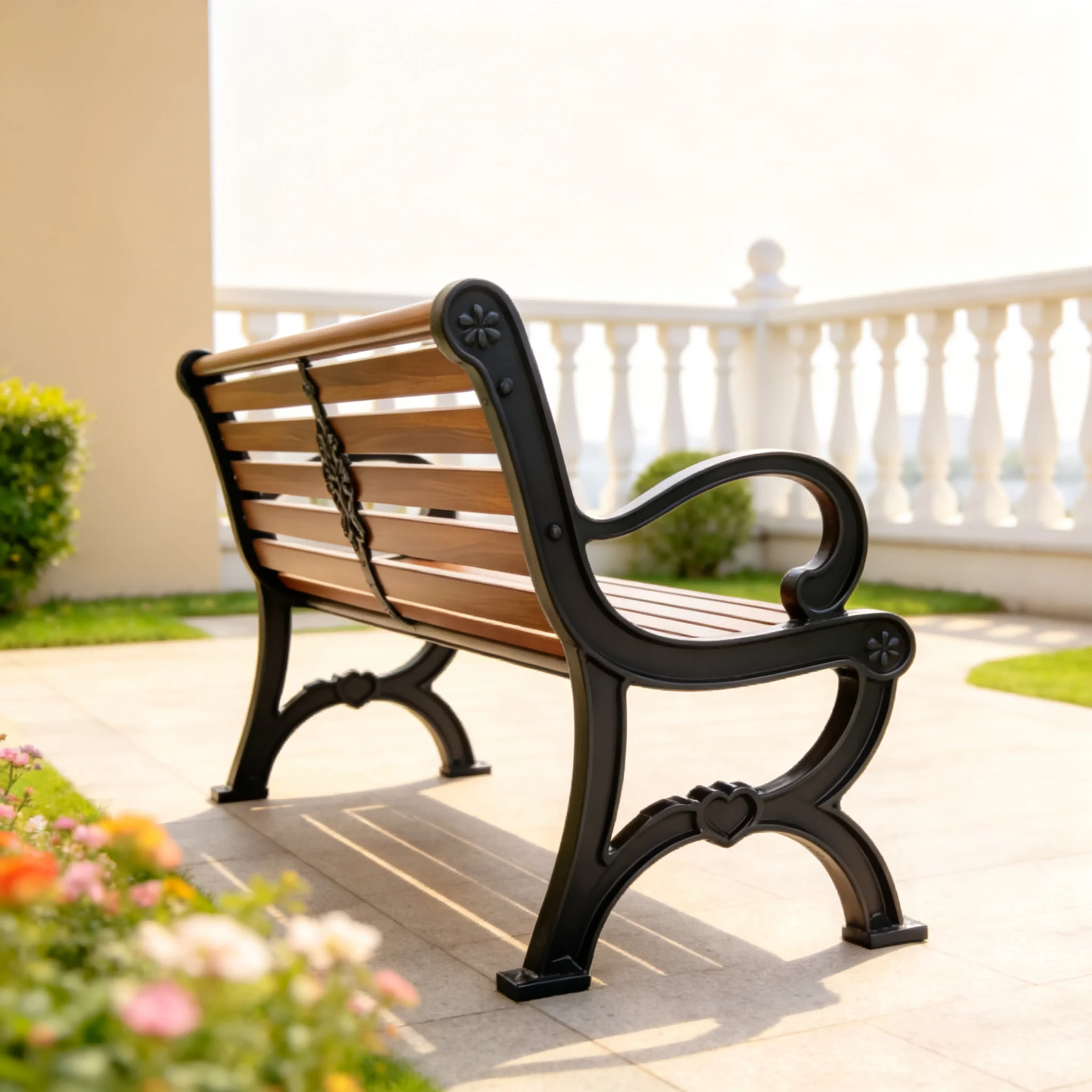 AOLIVIYA Bench Park FRP Public Leisure Community Square Seat Camping Chair Beach Picnic Chair Outdoor Garden Sun Folding