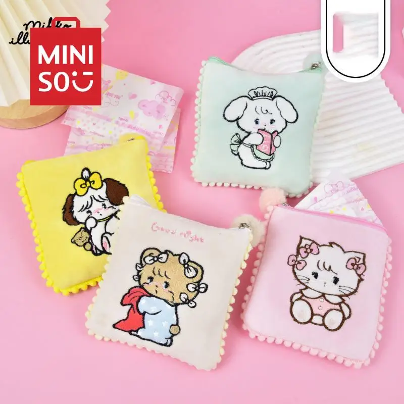 

Mikko Kawaii Anime Monthly Bag Portable Sanitary Napkins Cute Cartoon Student Sanitary Pad Large Capacity Storage Bag Kids Toys