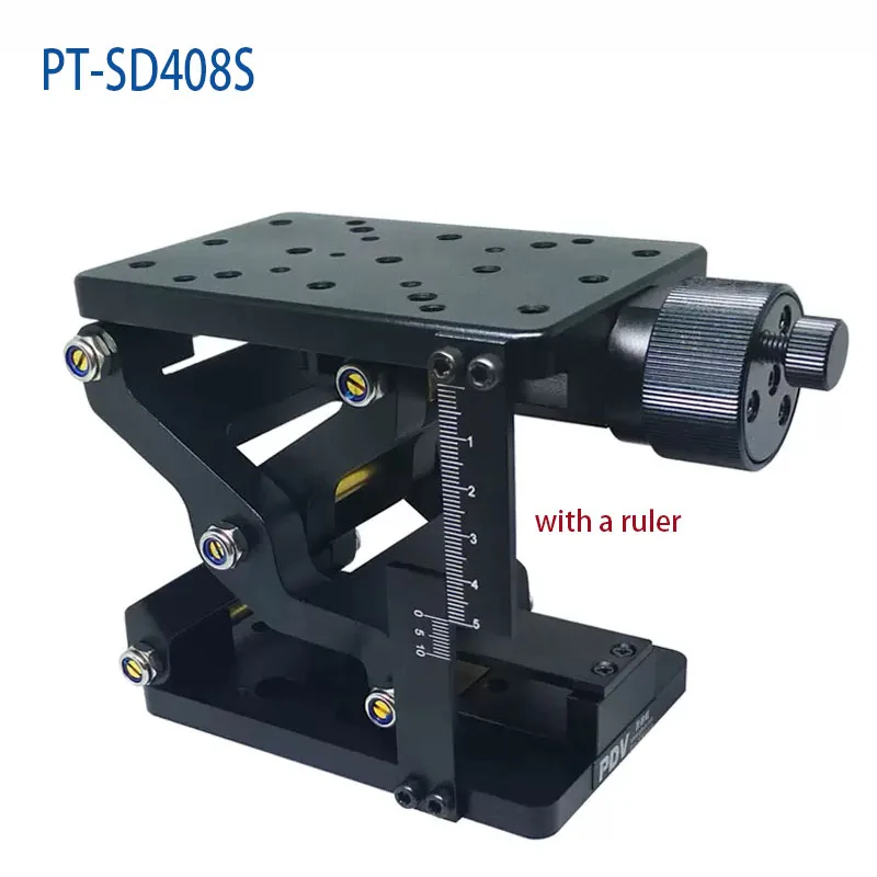 

PT-SD408 High-Precision manual lifting table, Z-axis displacement table, manual translation scissor height adjustment