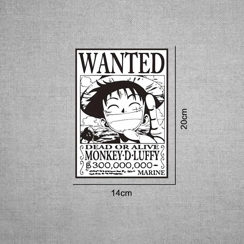 أنيمي قطعة واحدة الكرتون ملصقات السيارات لوفي زورو ايس عمل أرقام مقاوم للماء واقية من الشمس ملصق لعب للأطفال الكبار الهدايا