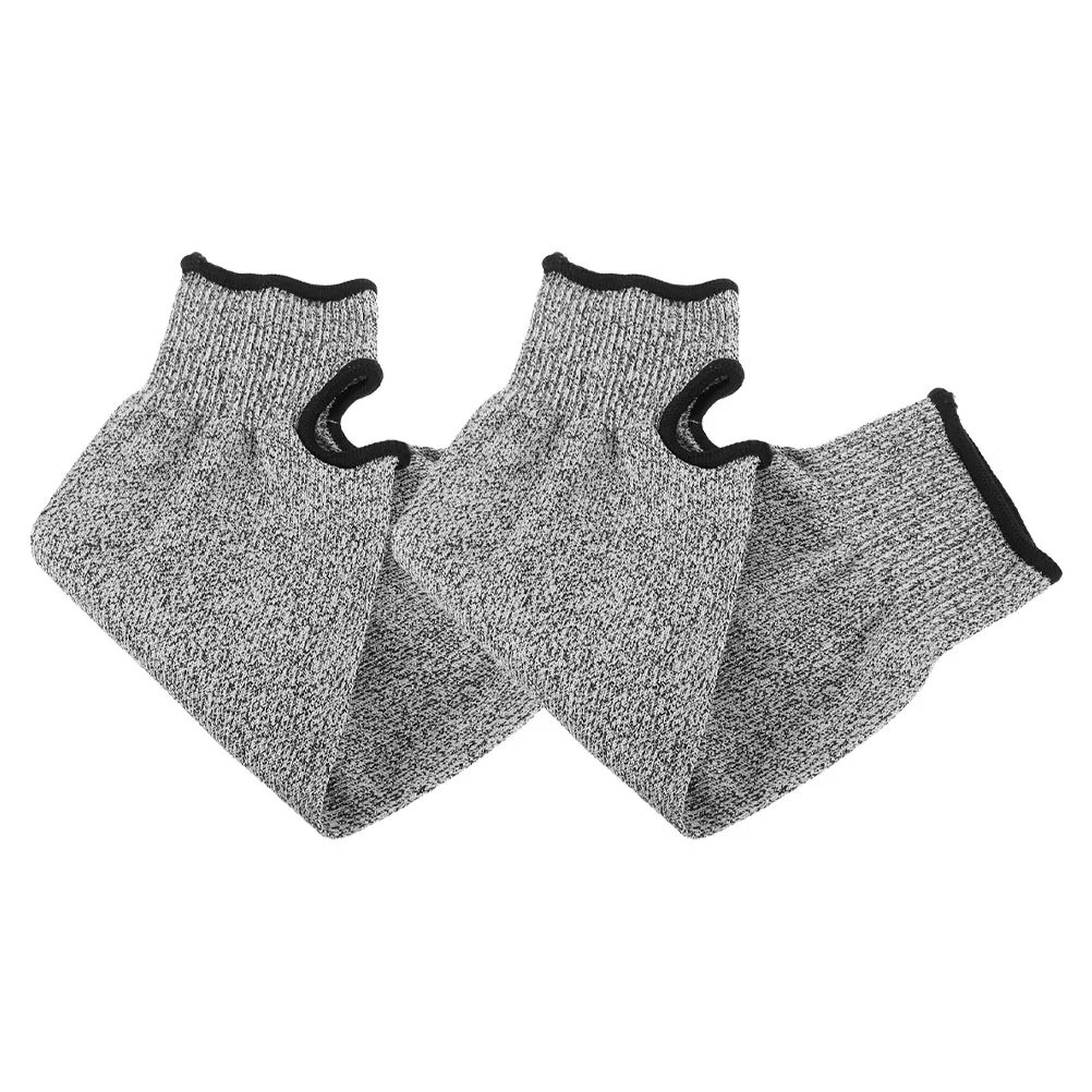 

2Pcs Long Sleeve Anti-cut Wrist Guards Arm Protectors Cut Resistant Forearm Sleeves Gardening Work Women Thin Skin Home Use