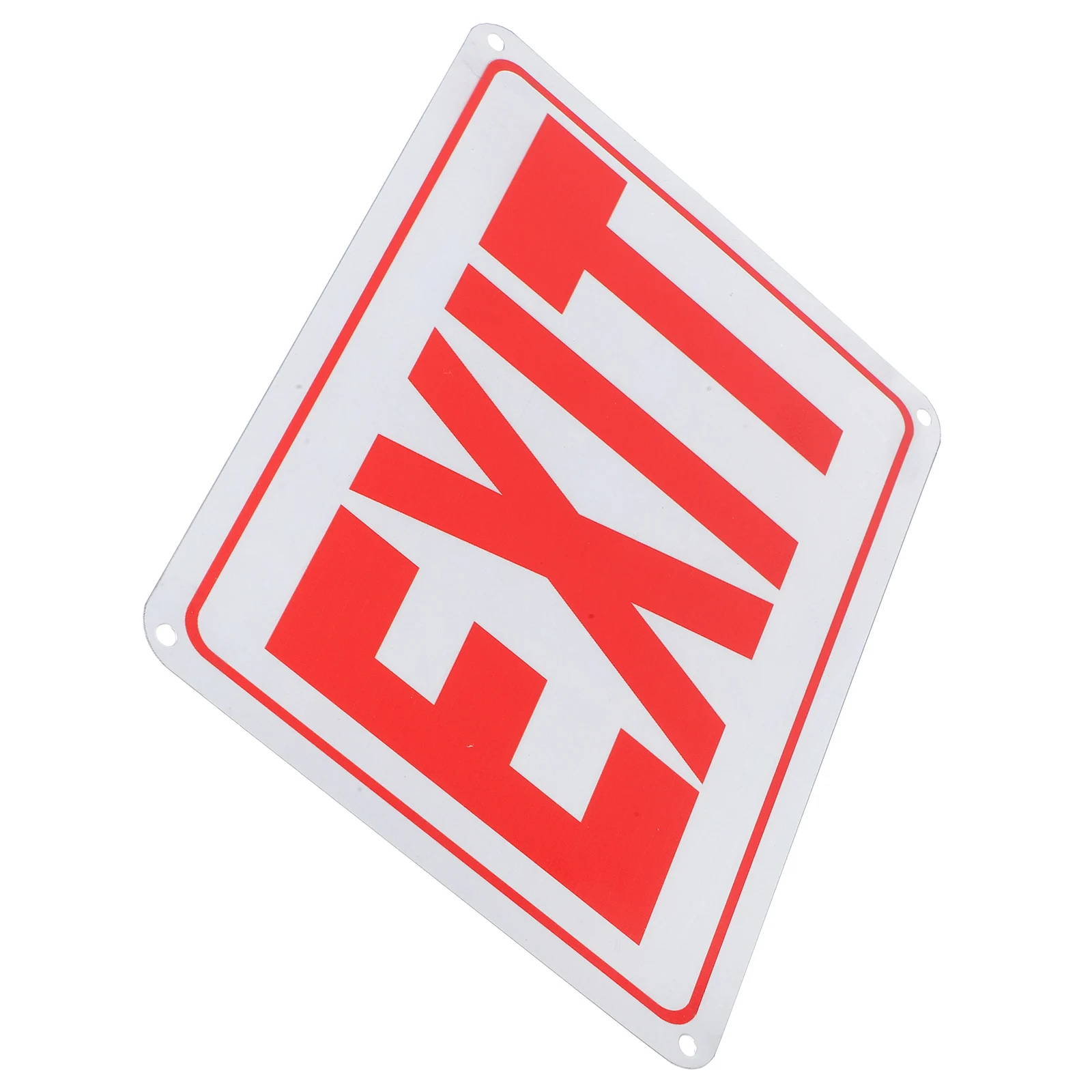 

Anti Rust Red Reflective Exit Signs Weatherproof Mall Direction Indicator Supplies Traffic Safety Mall Supplies Signs