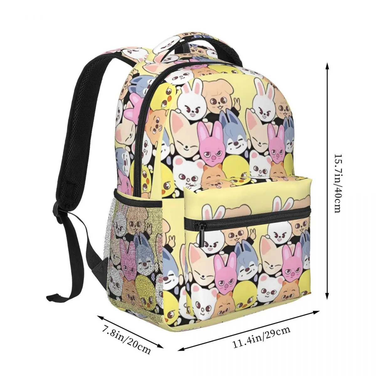 People-S-StrayS-K-kids New Fashionable Schoolbag Students Backpacks Daily Rucksack Large Capacity Knapsack