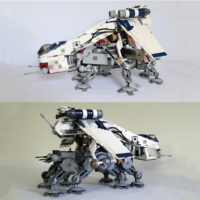 1788 Teile AT-OT Dropship AT-OT Walker Starfighter Space 05053 10195 Modellbausatz Spielzeug Kompatibel mit Bausteinen – Detail 3