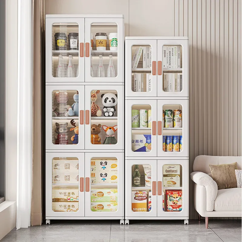 

Складной шкаф для хранения без установки, бытовой детский шкафчик для одежды, пластиковый шкафчик для отделки игрушек