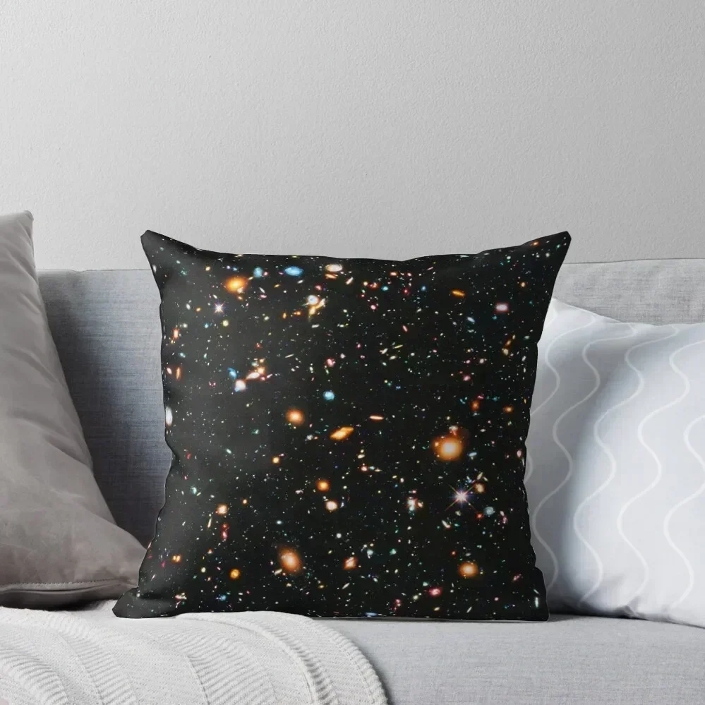 

Hubble Extreme Deep Field Throw Pillow autumn pillowcase Custom Cushion Photo pillow