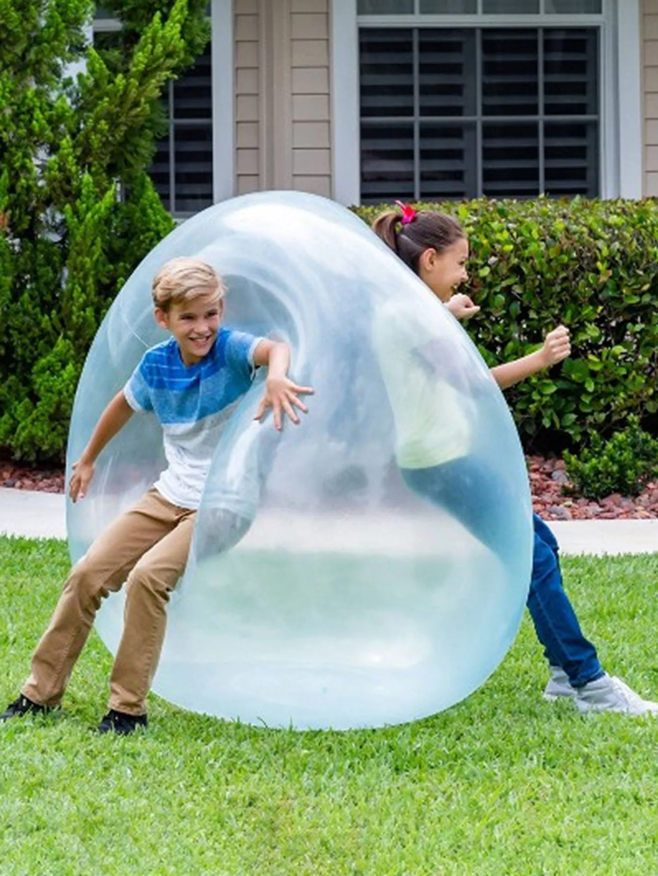 Bolas Bouncy transparentes Água-enchidas, bola enchida inquebrável, Super fortemente esticando