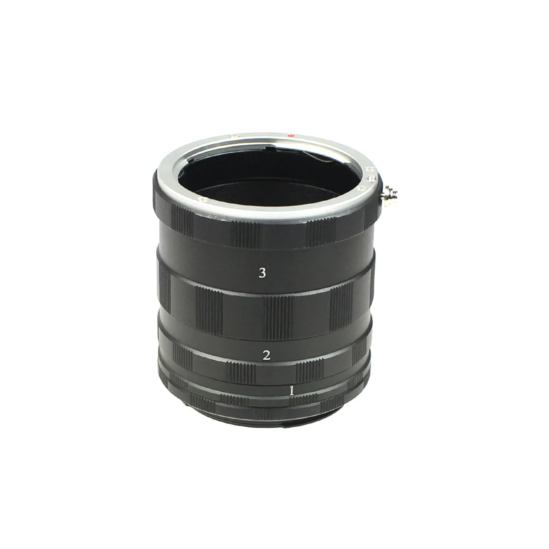 Metall-Kameraadapter Makro-Nahaufnahmen-Halterung Ring Objektiv-Verlängerungsrohr für Nikon AI Canon EOS EF Fuji FX Sony NEX DSLR-Kameras – Detail 18