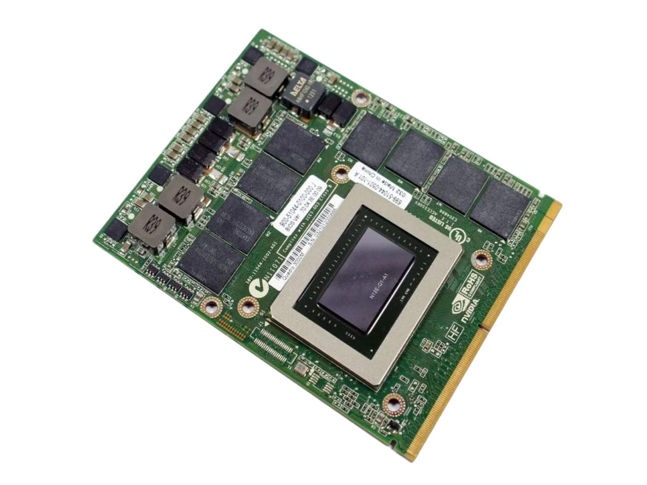 Quadro  3000M Q3000M GDDR5 2G N12E-Q1-A1 Video VGA Graphic Card 0RDJT7  HP  DELL 180-11044-1002-A01