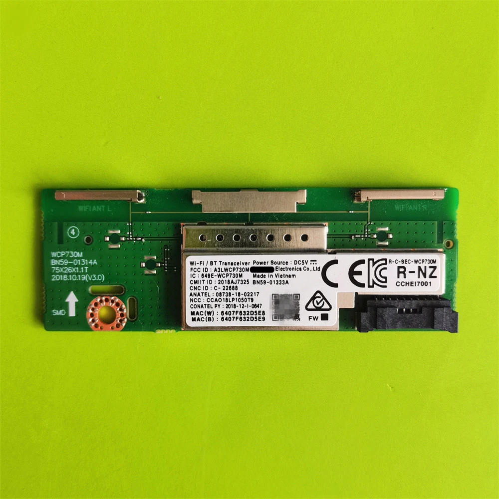 BN59-01333A Wi-Fi/BT Transceiver BN59-01314A Bluetooth Wireless Module Suitable For Samsung QN82Q800TAF QE65LS03TAU QE55Q700TAT