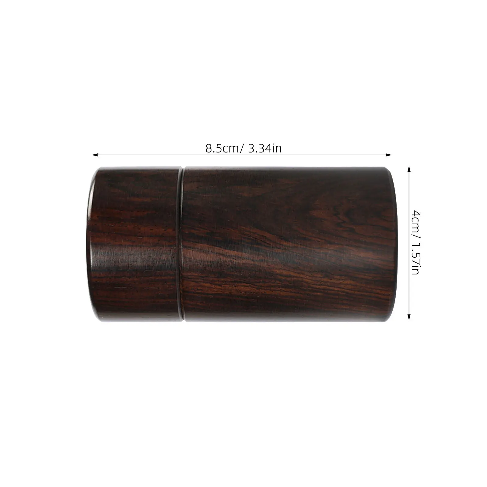 Mini Wood Memorial Urn Rosewood Handcarved Keepsake Decorative Portable Cremation Ashes Container Funeral Home Display 3 X 1.5