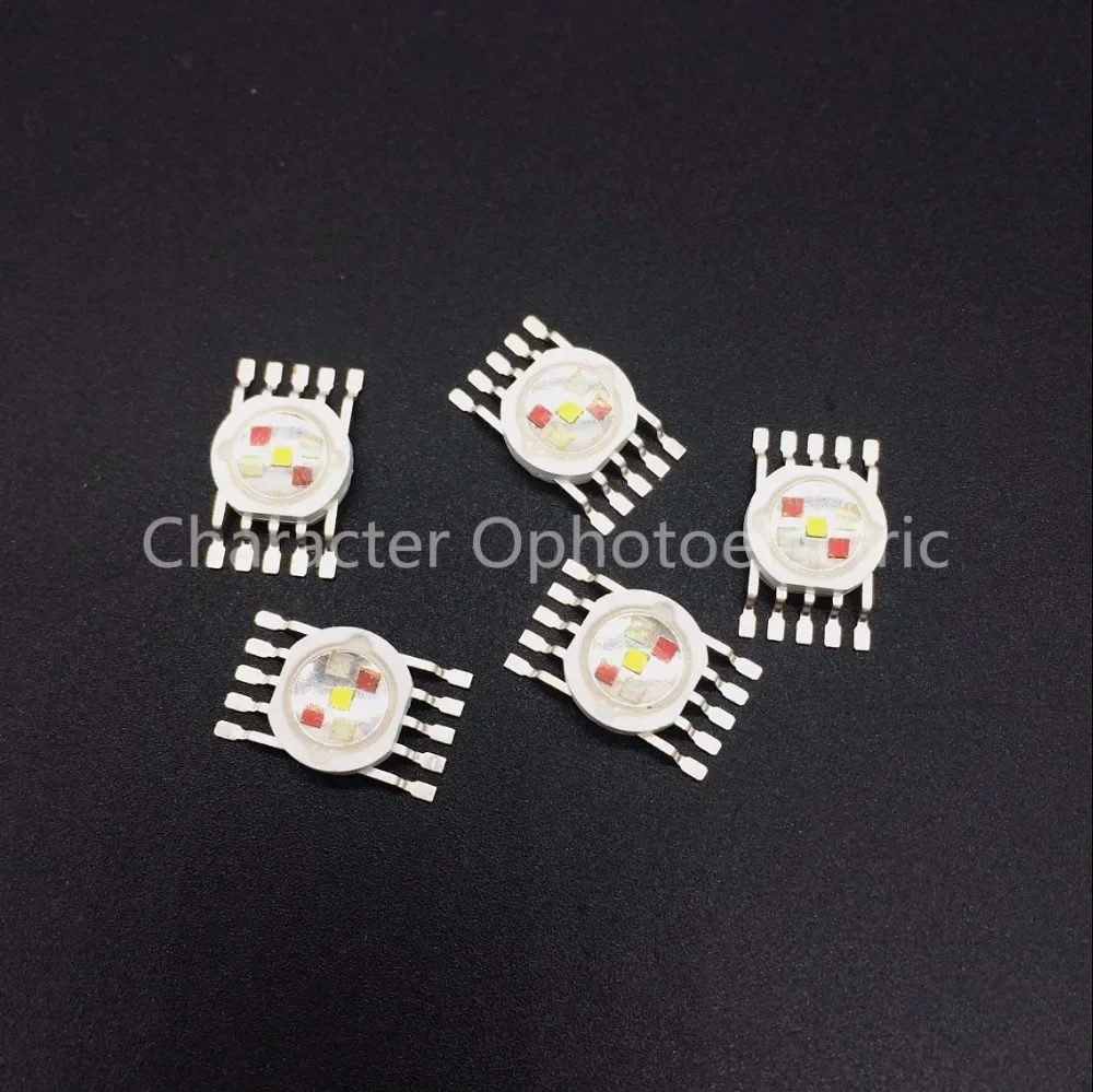 Chip de led de alta potência rgb rgbw rgbwy rgbwyv 3w 4w 15w 18w colorido diy moldagem fonte de luzes de palco led 4pin 6pin 8pin 10pin 12pin