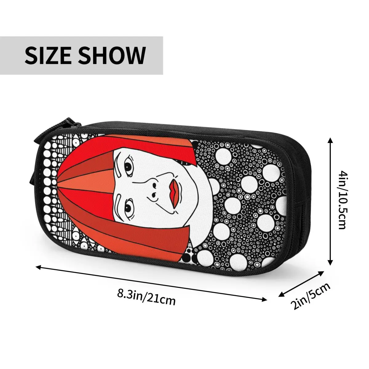 Yayoi Kusama Abstract Art Pencil Case for Boy Girl Big Capacity Pen Bag Box School Accessories