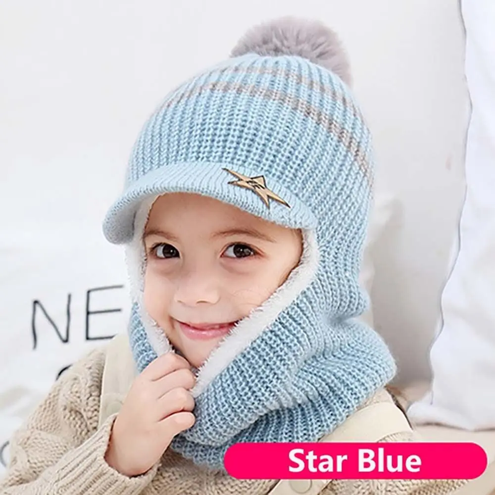 

Шерстяная флисовая подкладка для малышей, полнолицевая крышка, головные уборы, детская защита для лица, детский чепчик, детские зимние шапки, вязаная шапка, детские шапки