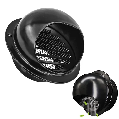 Imagen 1 del producto Cubierta de acero inoxidable para conducto de aire con material resistente duradero y diseño de rejilla impermeable para rejillas de ventilación