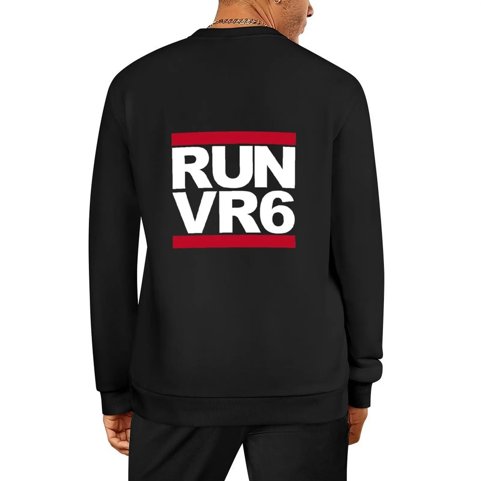 

RUN VR6 Pullover winter clothes men clothes korean clothes men's clothing oversize sweatshirt