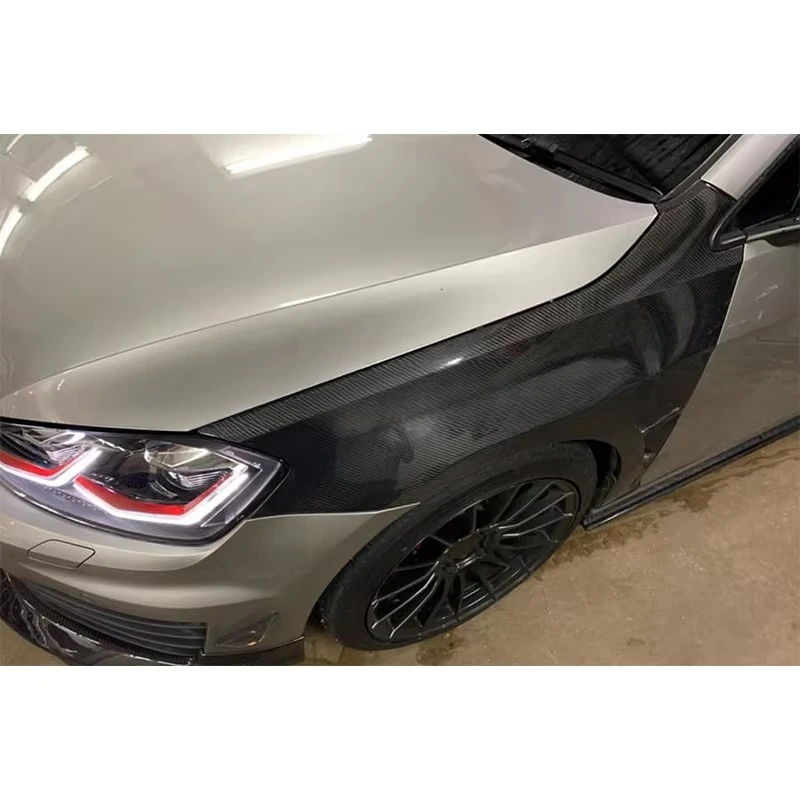 Carbon Fiber Car Front Bumper Side Fenders Flares for VW Golf 7 MK7 GTI Body Kits view 5