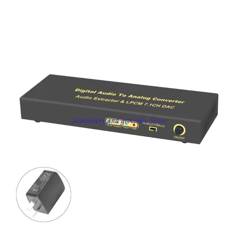 

J2HC Extractor 5.1ch Splitter SPDIF 3.5 Optical Fiber Output DC5V Converter