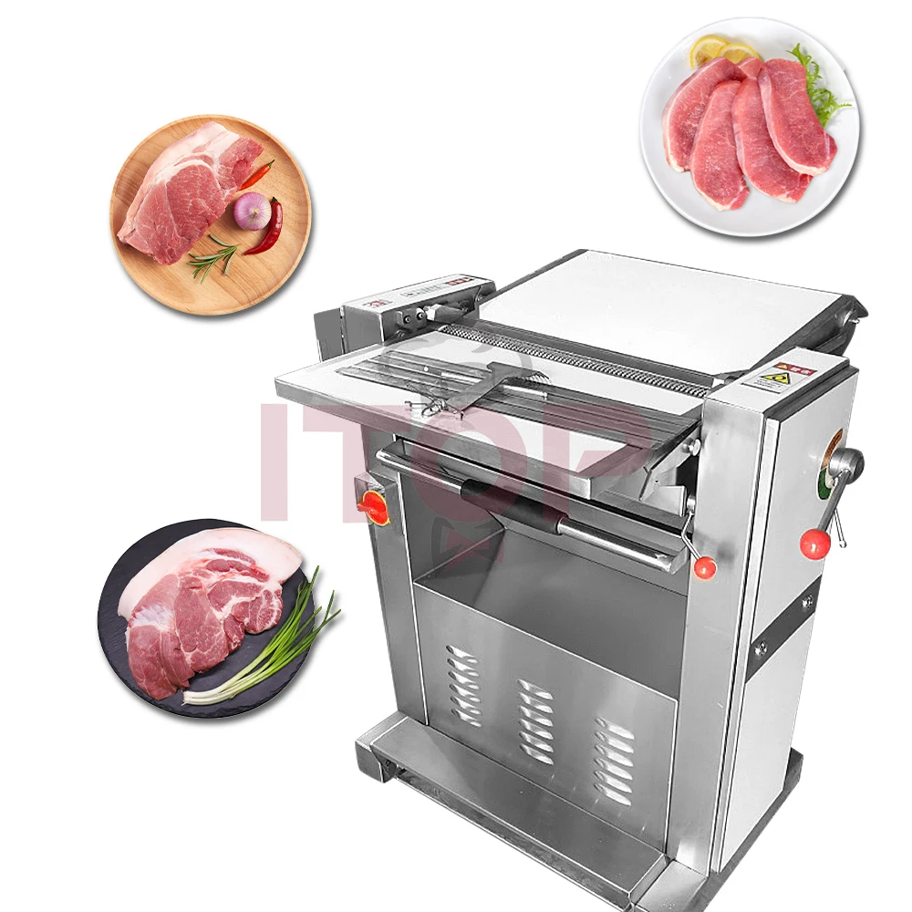 Itop 304 لوح من الفولاذ المقاوم للصدأ خنزير لحم الخنزير آلة تقشير الجلد التجارية آلة تقشير الجلد لحم الخنزير #4