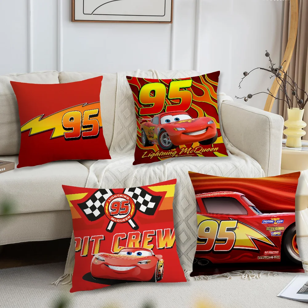 Cartoon C-Cars L-LightningES M-McQueenES 95 cushion cover Living Room Headboard Office Bedroom Cushion Sofa Nap Time Pillow Case