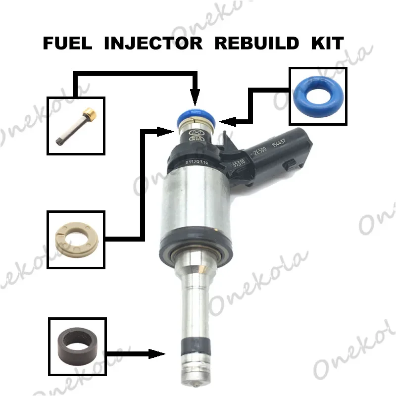 Fuel Injector repair kit Orings Filters for  2014-16 Kia Forte Hyundai Elantra 2.0L L4 35310-2E500