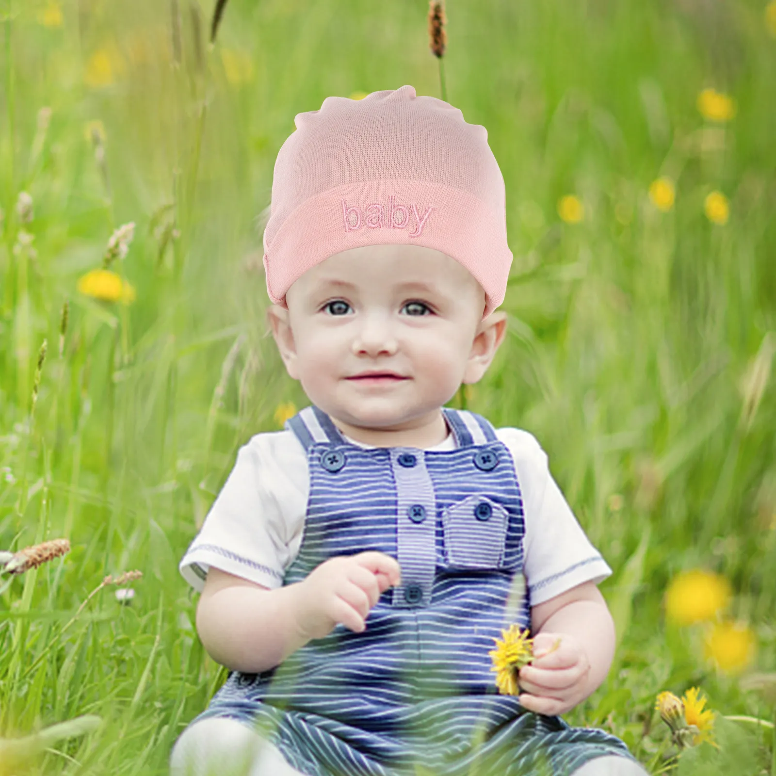 

Комплект для защиты новорожденных: перчатки от царапин и теплая хлопковая шапочка для зимы. Набор аксессуаров для младенцев.