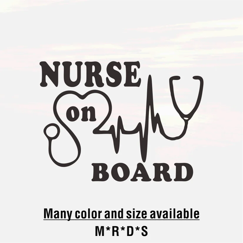 

Наклейка «медсестра на борту», Виниловая наклейка, автомобильные аксессуары, Декор, окно, стена, ноутбук, наклейка, наклейки, задние наклейки, милый автомобиль
