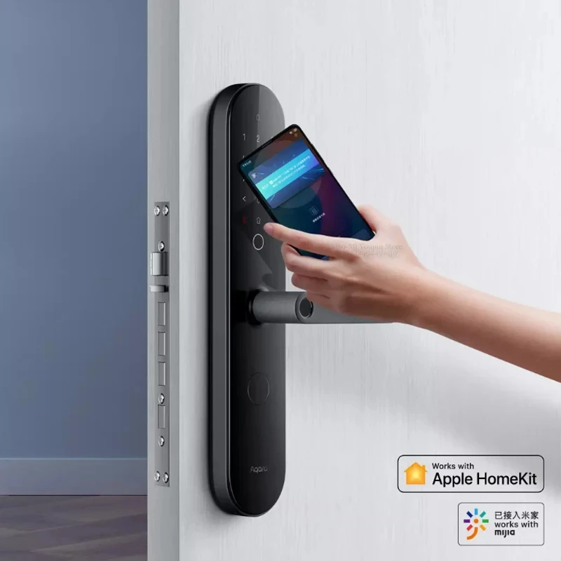 Imagem -05 - Aqara Fechadura de Porta Inteligente com Campainha N100 N200 Impressão Digital Bluetooth Senha Desbloqueio Nfc Funciona com Mijia Homekit Ligação Inteligente