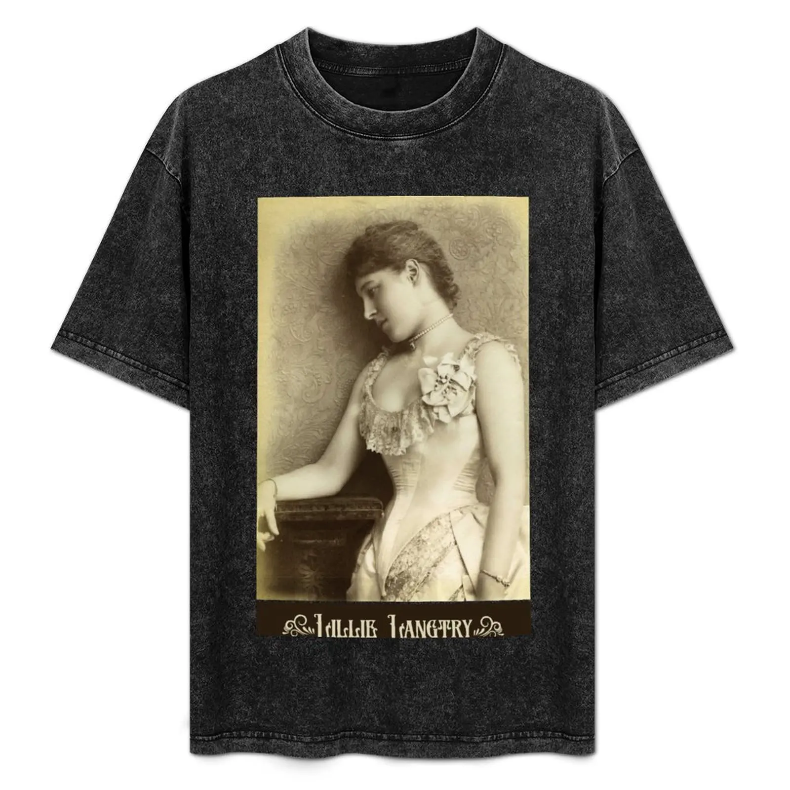 Lillie Langtry T-Shirt customs vintage anime shirt sweat Anime t-shirt oversized t shirt men