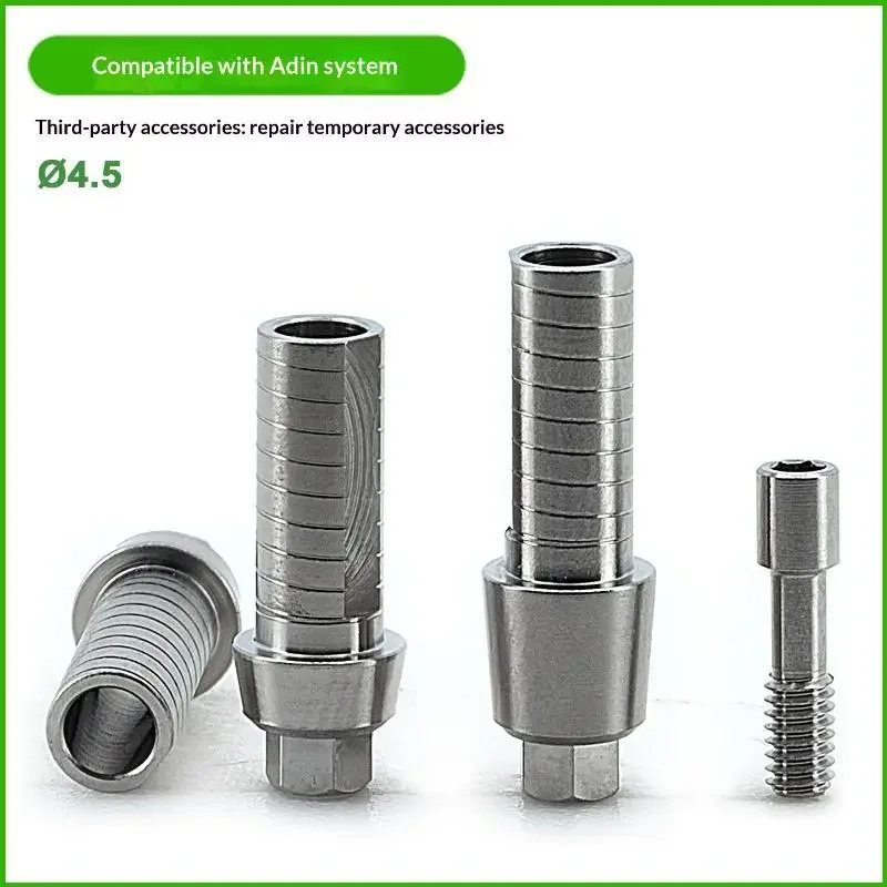 /ACR/For Adin Temporary Abutment Dental ImplantStraight Cylindrical Titanium OEM ODM Prosthesis Lab Screw Retained Parts