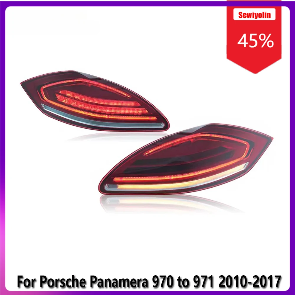 

Sewiyolin Car LED Lamp Tail Light Assemblies For Porsche Panamera 2010-2017 Auto Fog DRL Brake Turn Signal Lamp Plug And Play