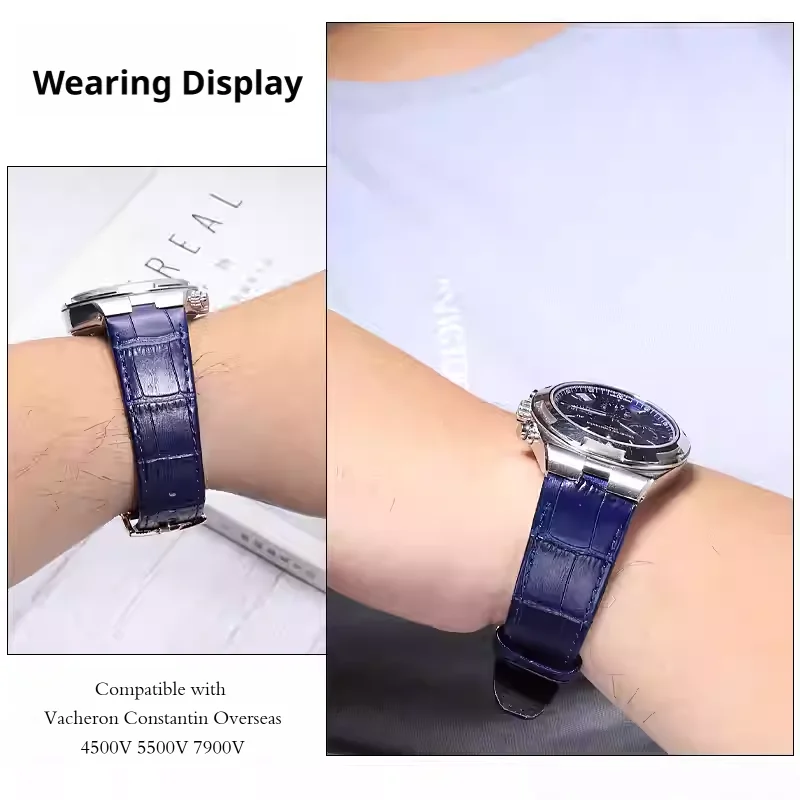 สายนาฬิกาหนังวัวแท้ลายจระเข้สุ - Luxury Watch Vacheron Constantin บทวิจารณ์และราคา