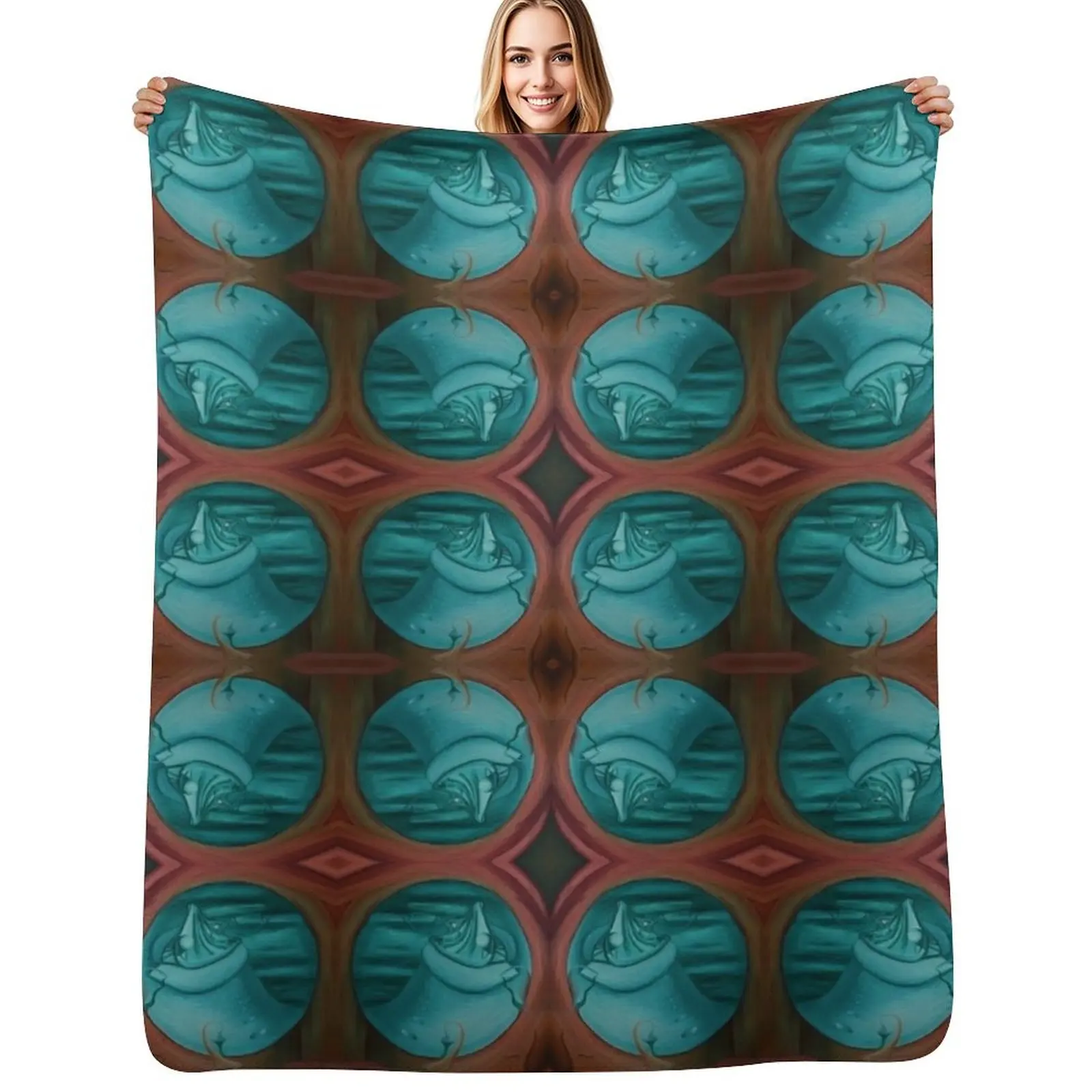 

Greenworld Castle 4 Throw Blanket Cozy Microfiber Throw Blanket for Home Bedroom
