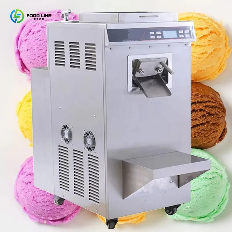 Customized Italian Hard Ice Cream Maker Commercial Ice Cream Machine