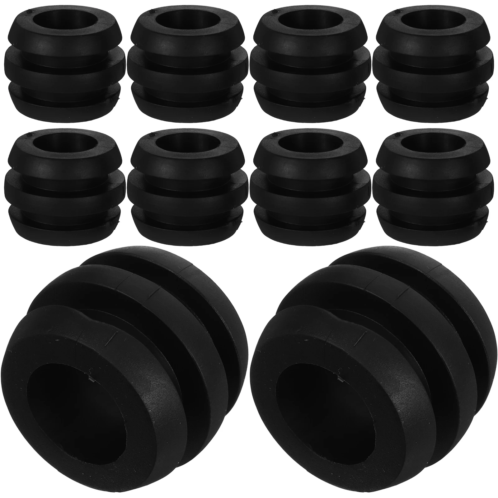 

16 Rubber Bushings Foosball Table Replacement Parts Shaft Bearings ABS Material Universal Design Fits Table Footballs