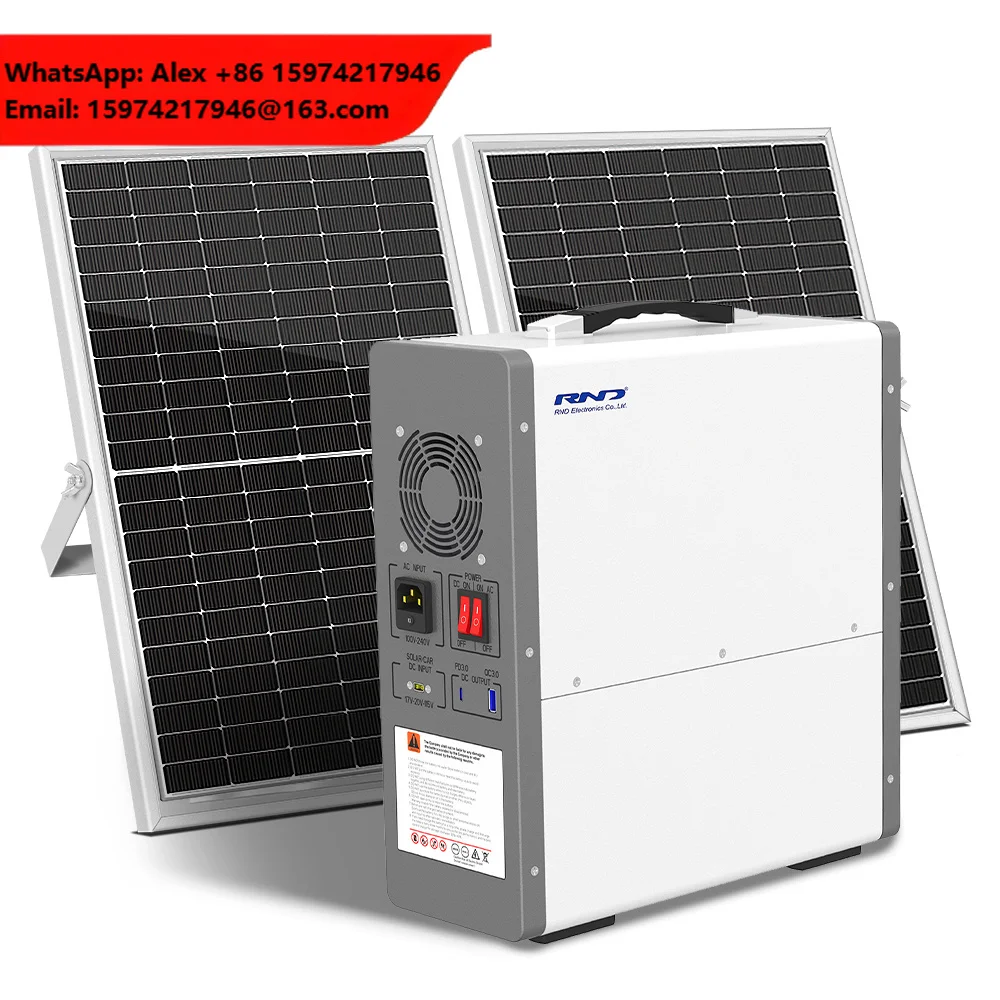 Home Backup Portable Power Station 1280Wh LiFePO4 1200W Pure Sine Wave 800W MPPT Solar 230V AC UPS 10ms 6000 Cycles