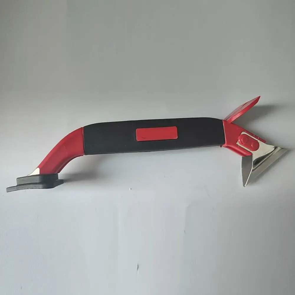 Cement Removal 3-in-1 Caulk Tool Ergonomics Grip Multi-function Glue Scraper Durable Stainless Steel Spureboard Window
