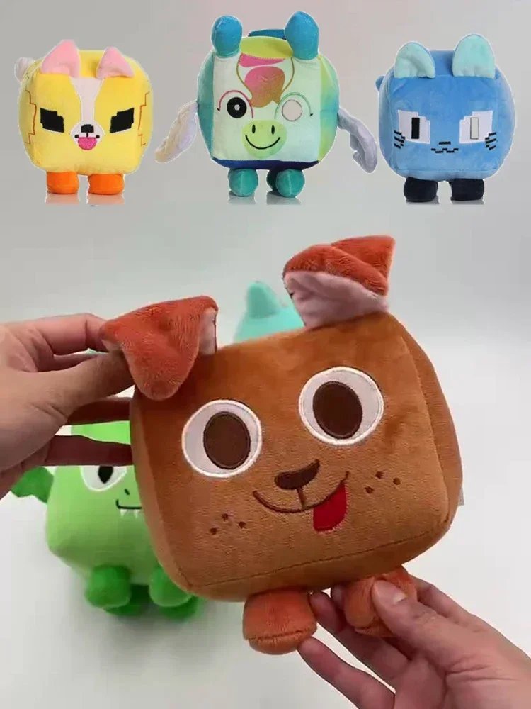 Anime Simulator X Pet giocattoli di peluche Cartoon Cat Dog bambole di pezza grandi giochi ape dinosauro animali peluche cuscino regali di Natale