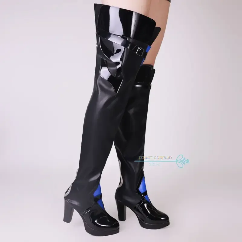 Acheron Honkai Star Rail Cosplay Shoes Anime Game Cos Boots Comic Acheron Cosplay Costume Prop Shoes for Con Halloween Party