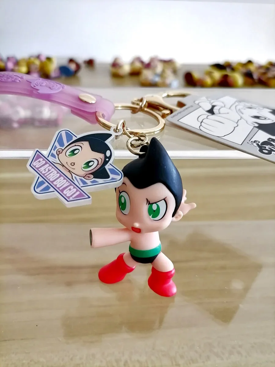 Mighty Atom Bag Pendants Astroboy Tetsuwan Atom Keychain Action Figure Purses Ornaments Collectible Children Gifts