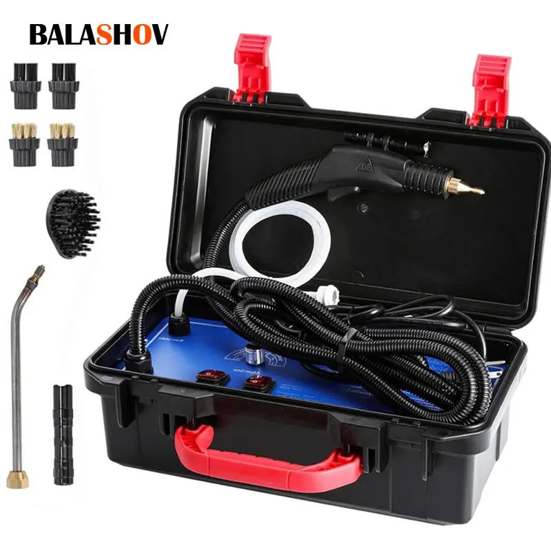 {Best}Cleaner High Temperature And Pressure Sterilization Jet Washer Machine For Kitchen Hood Air Conditioner Car Steam Cleaner