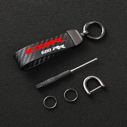 혼다 CBR600RR CBR 600 RR F5 오토바이 액세서리에 대한 고급 가죽 오토바이 키 체인 말굽 버클 쥬얼리
